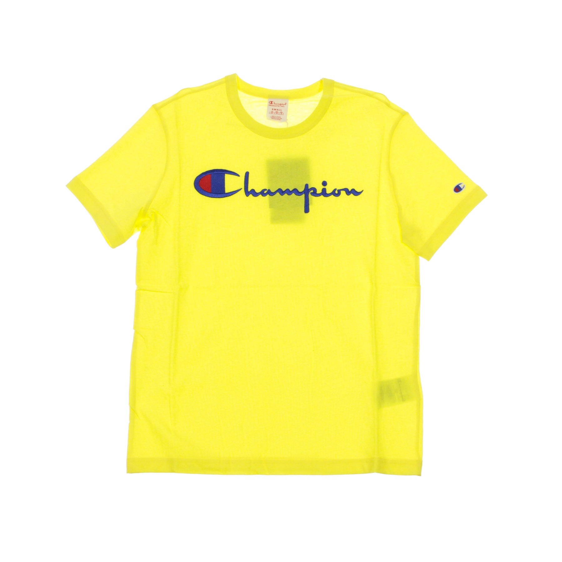 Champion, Maglietta Uomo Crewneck Tee, Yellow
