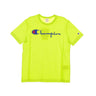 Champion, Maglietta Uomo Crewneck Tee, Fluo Green