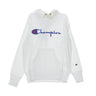 Champion, Felpa Cappuccio Uomo Hooded Sweatshirt, White