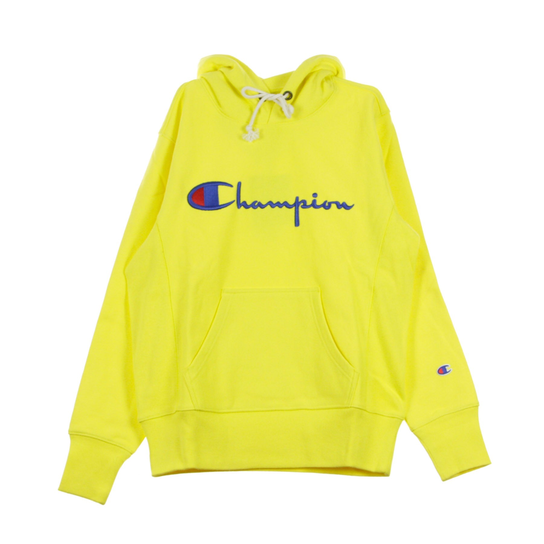 Champion, Felpa Cappuccio Uomo Hooded Sweatshirt, Yellow
