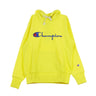 Champion, Felpa Cappuccio Uomo Hooded Sweatshirt, Yellow