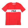 Fila, Maglietta Uomo Nolan Dropped Shoulder, True Red/bright White