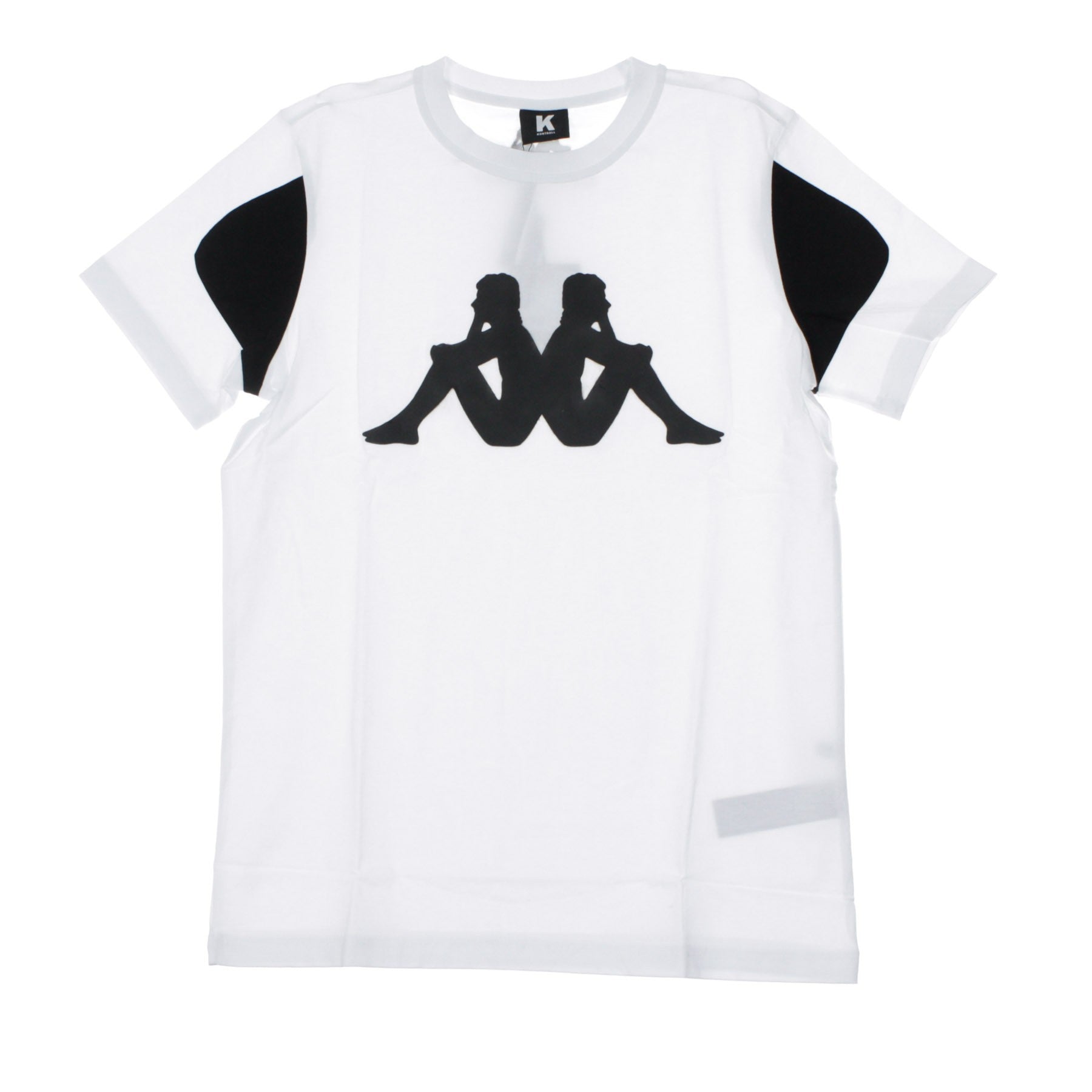 Kappa Kontroll, Maglietta Uomo Kontroll Tee, White/black