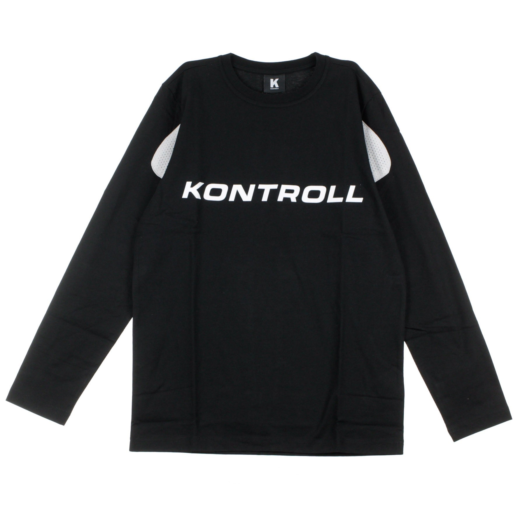 Kappa Kontroll, Maglietta Manica Lunga Uomo Kontroll Tee L/s Omini, Black/grey Silver
