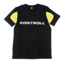 Kappa Kontroll, Maglietta Uomo Kontroll Tee Omini, Black/yellow Lemon