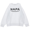 Napa Silver, Felpa Girocollo Uomo B-arosa Crew Sweat, Bright White