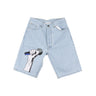 Tpatch, Jeans Corto Uomo Microfono Short, Light Denim
