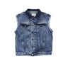 Tpatch, Giubbotto Jeans Uomo Romantique Sleeveless, Denim