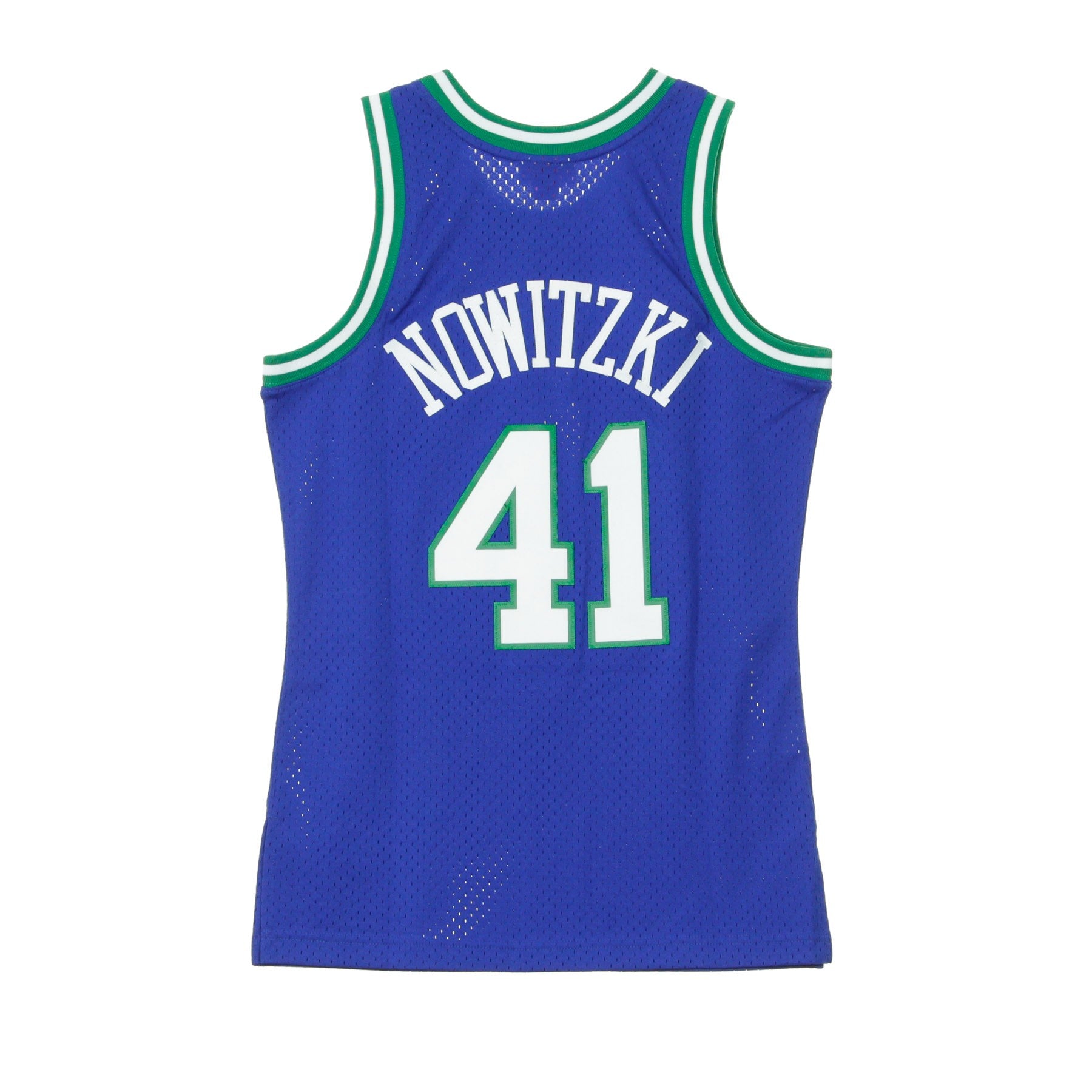 Mitchell & Ness, Canotta Basket Uomo Nba Swingman Jersey Hardwood Classics No 41 Dirk Nowitzki 1998-99 Dalmav Road, 