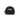 Curved Visor Cap for Men Linear Logo 6 Panel Black