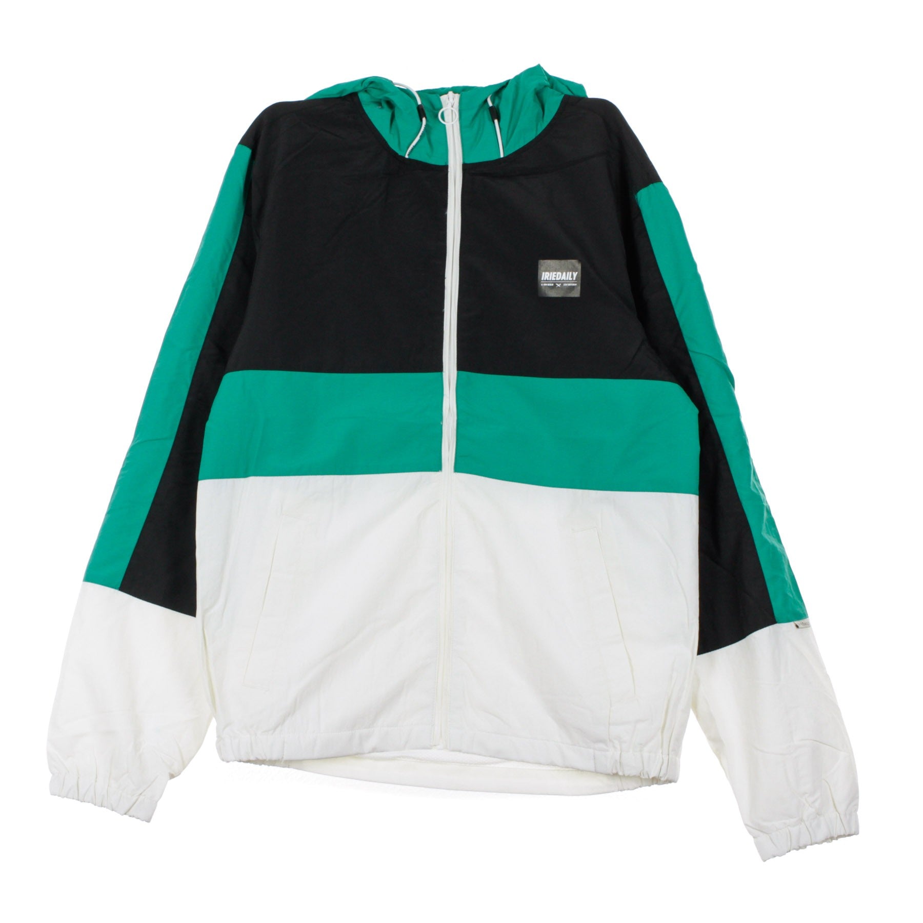 Iriedaily, Giacca A Vento Uomo Prime Hood Jacket, Green Peppermint