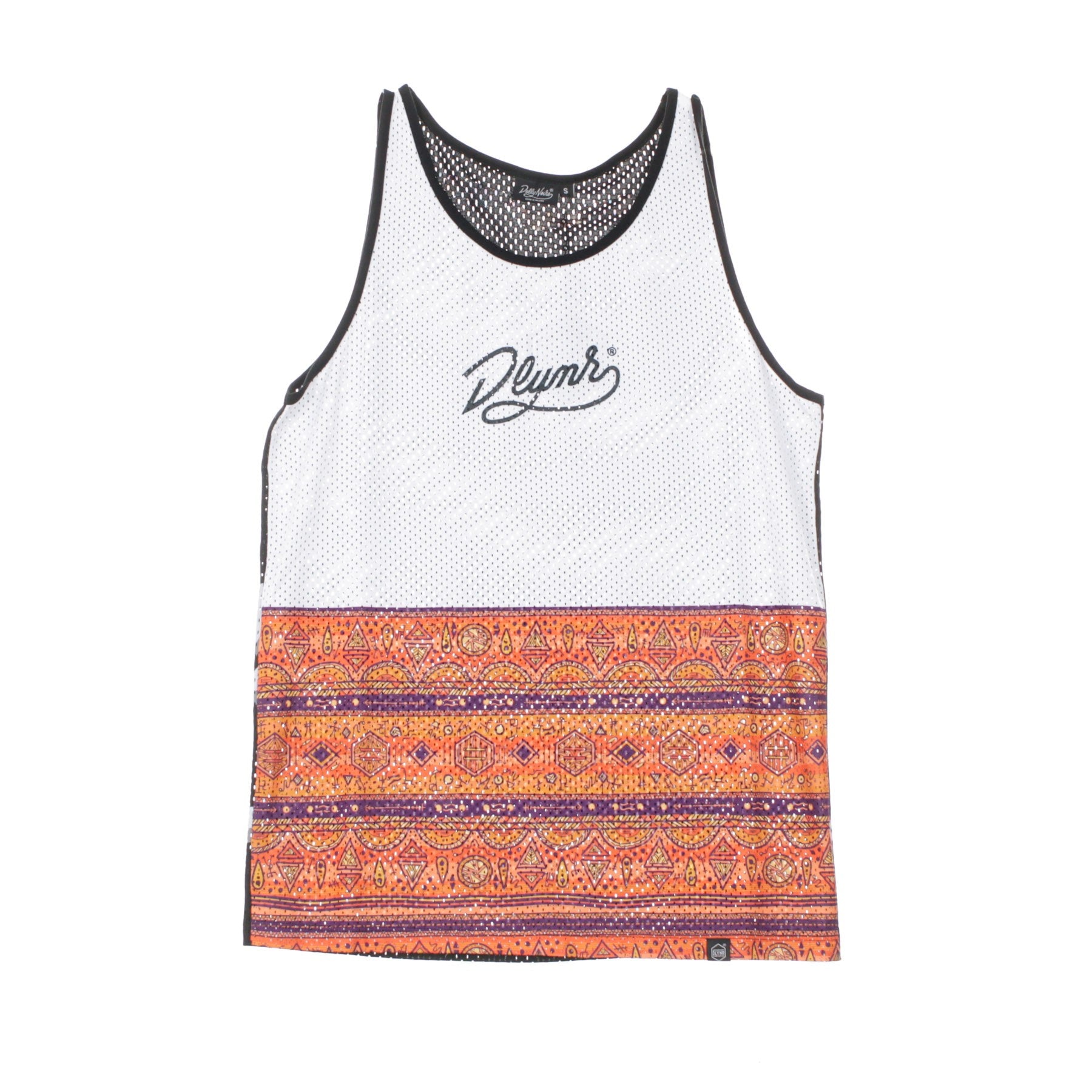 Dolly Noire, Canotta Tipo Basket Uomo Hal Africa Tank Top, White/multi
