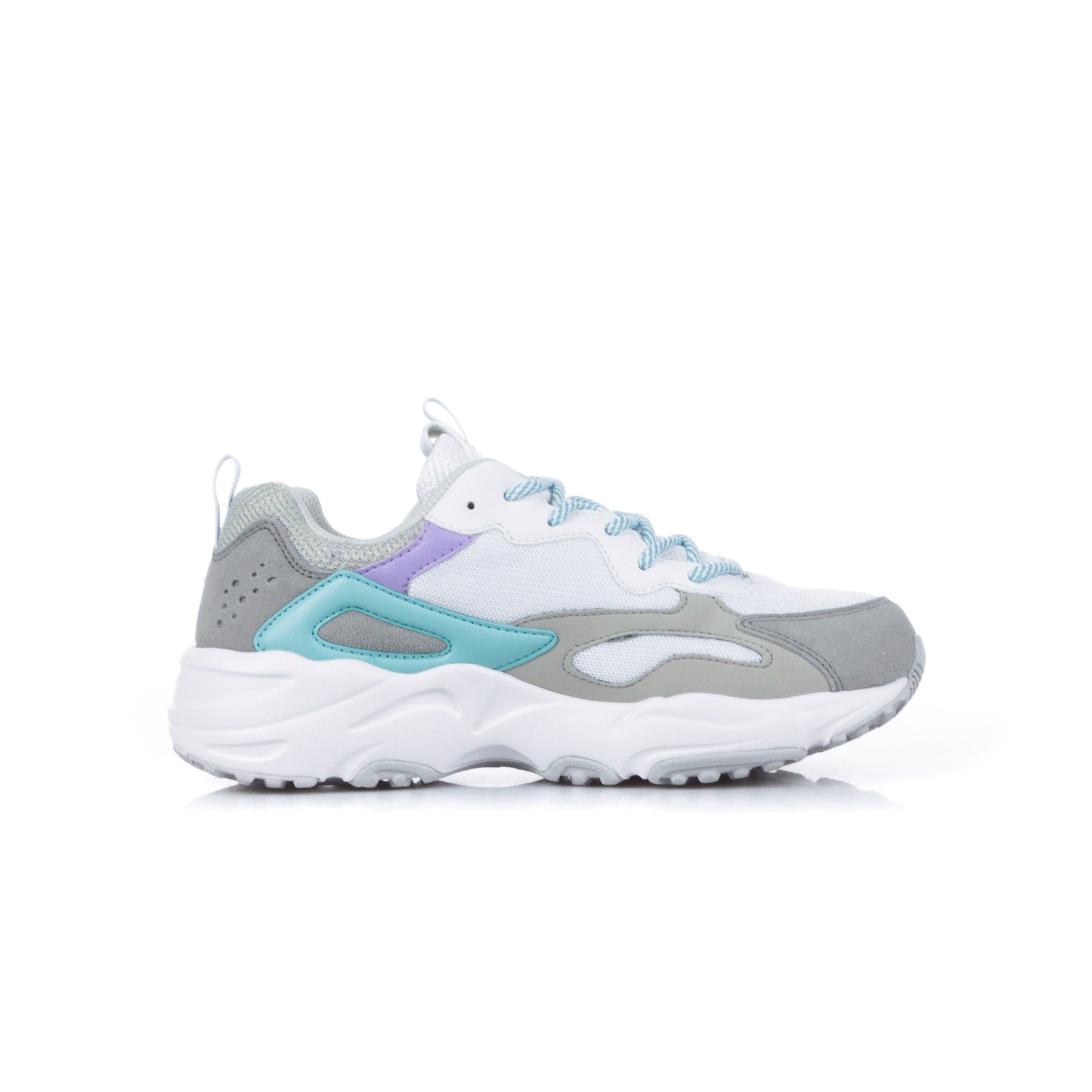 Scarpa Bassa Donna Ray Tracer Wmn White/violet Tulip/blue Curacao