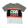 Cayler & Sons, Maglietta Uomo Csblset Tee, Dk Grey Heather/black