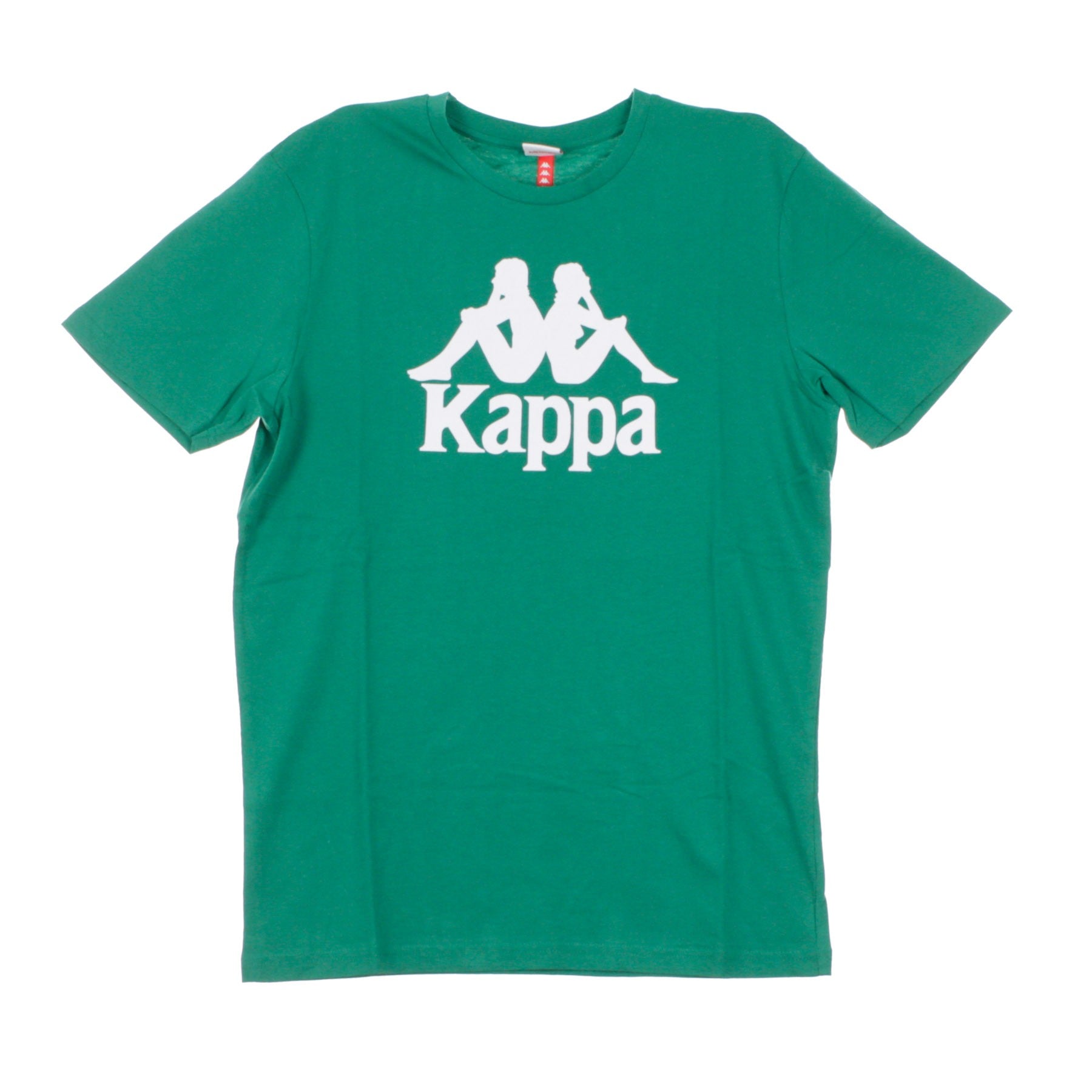 Kappa, Maglietta Uomo Authentic Estessi Slim, Green/white
