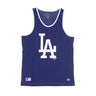 New Era, Canotta Uomo Mlb Logo Tank Losdod, Dark Royal/white