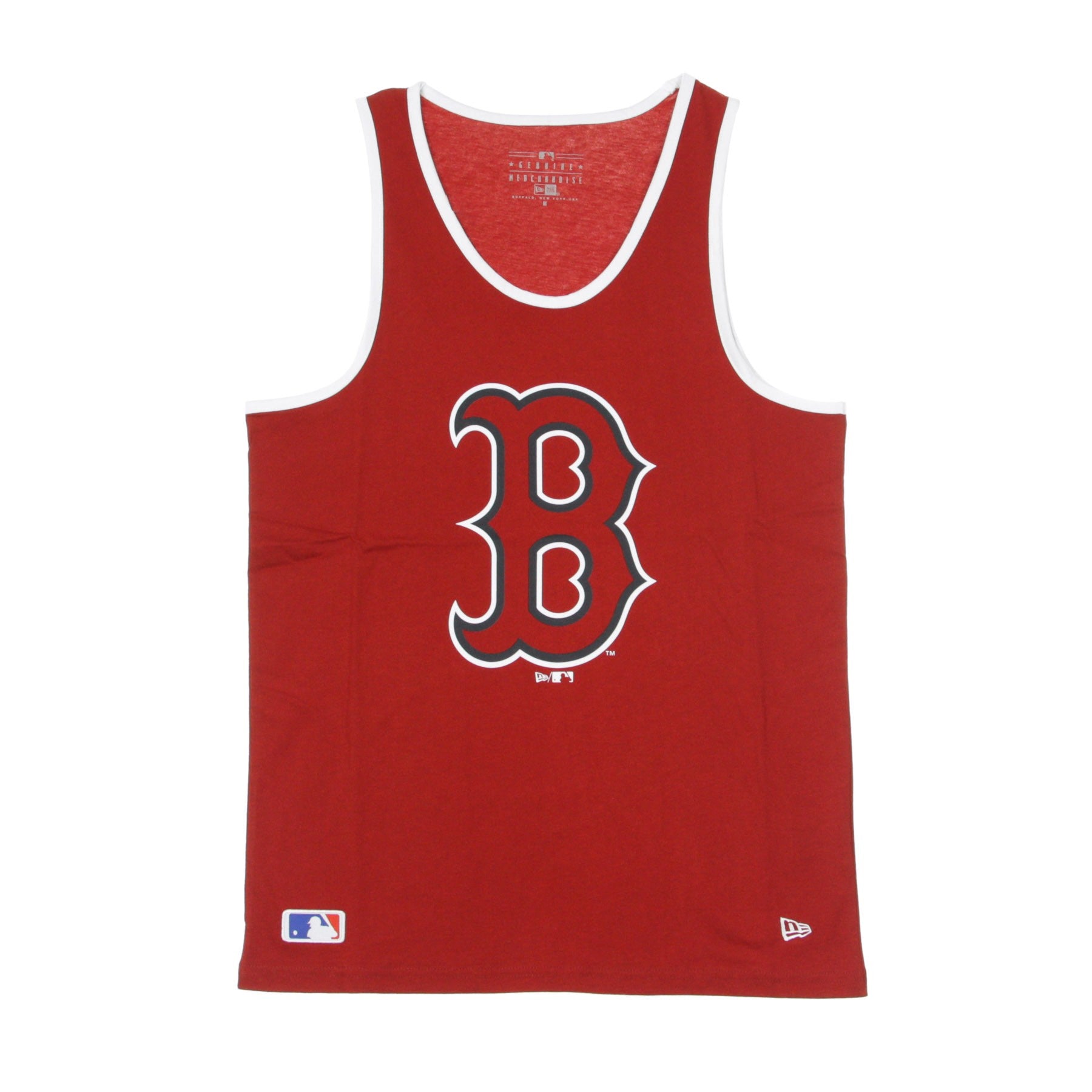 New Era, Canotta Uomo Mlb Logo Tank Bosred, Scarlet/original Team Colors