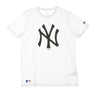 New Era, Maglietta Uomo Mlb Team Logo Tee Neyyan, White/black