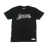 Mitchell & Ness, Maglietta Uomo Black & White Tee Loslak, Black/white