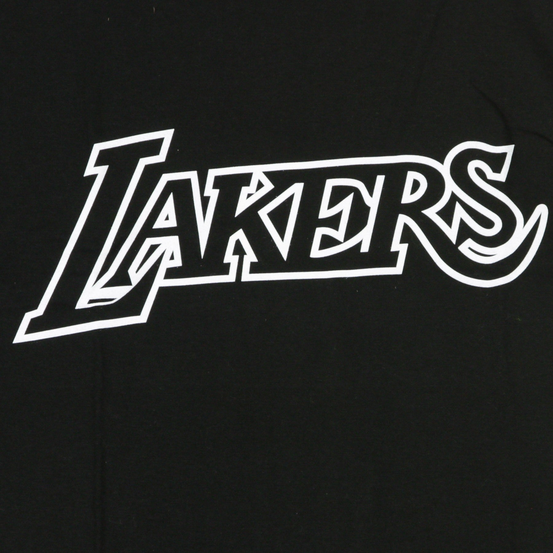Mitchell & Ness, Maglietta Uomo Black & White Tee Loslak, 