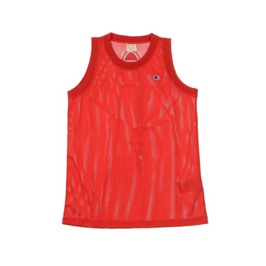 Champion, Canotta Tipo Basket Donna Tank Top, Red