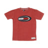 Tommy Hilfiger, Maglietta Uomo Oval Tee, Cardinal
