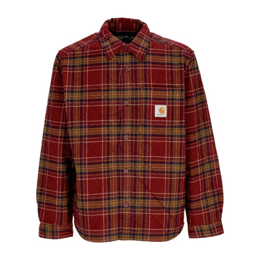 Camicia Imbottita Uomo Wiles Shirt Jacket Wiles Check/amarone I032212.1P7