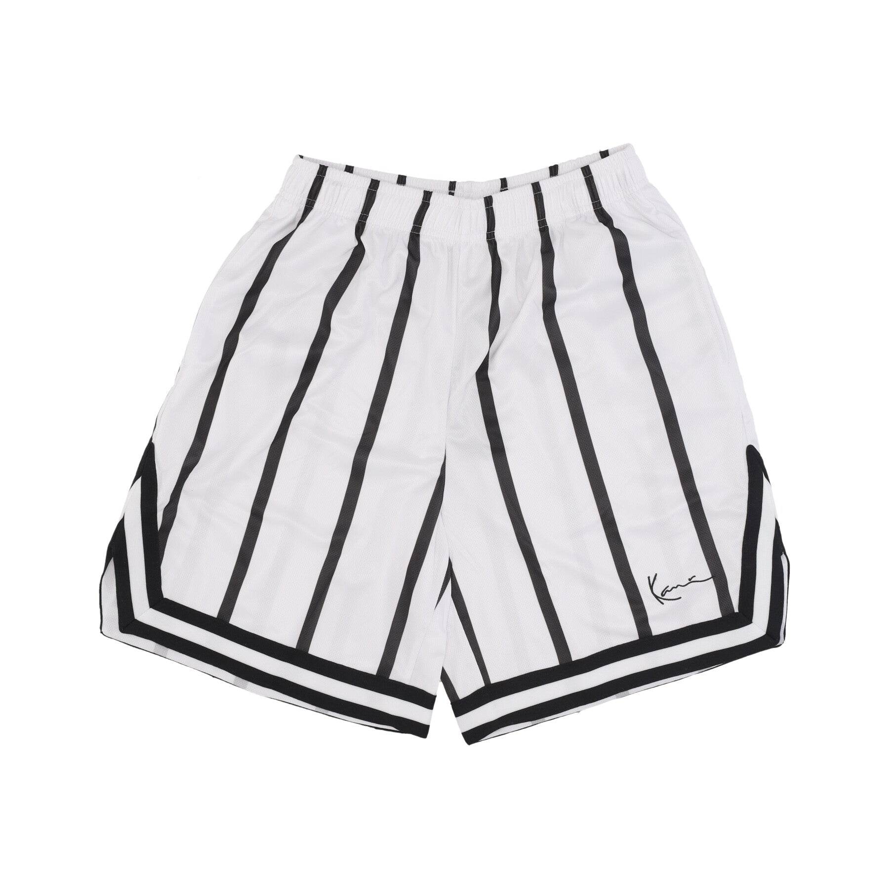 Pantaloncino Tipo Basket Uomo Striped Mesh Shorts White/black 6013723