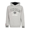 Felpa Leggera Cappuccio Uomo Nfl Oversized Hoodie Lasrai Heather Grey/black 60435383