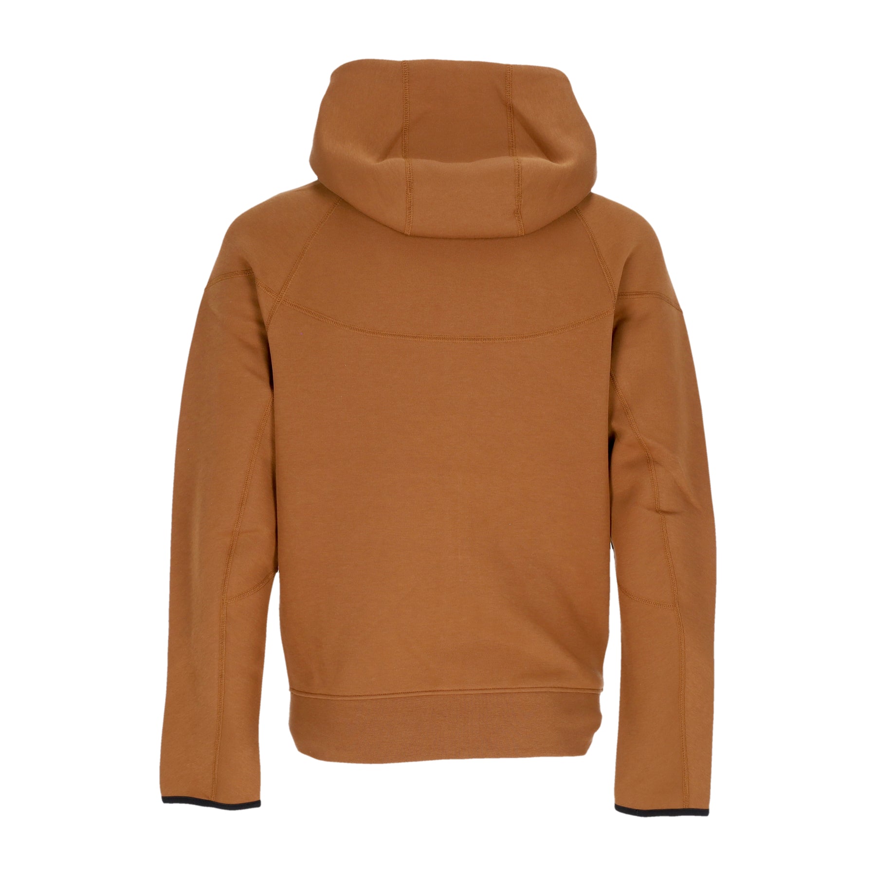 Felpa Leggera Cappuccio Zip Uomo Tech Fleece Full-zip Windrunner Hoodie Lt British Tan/black FB7921-281