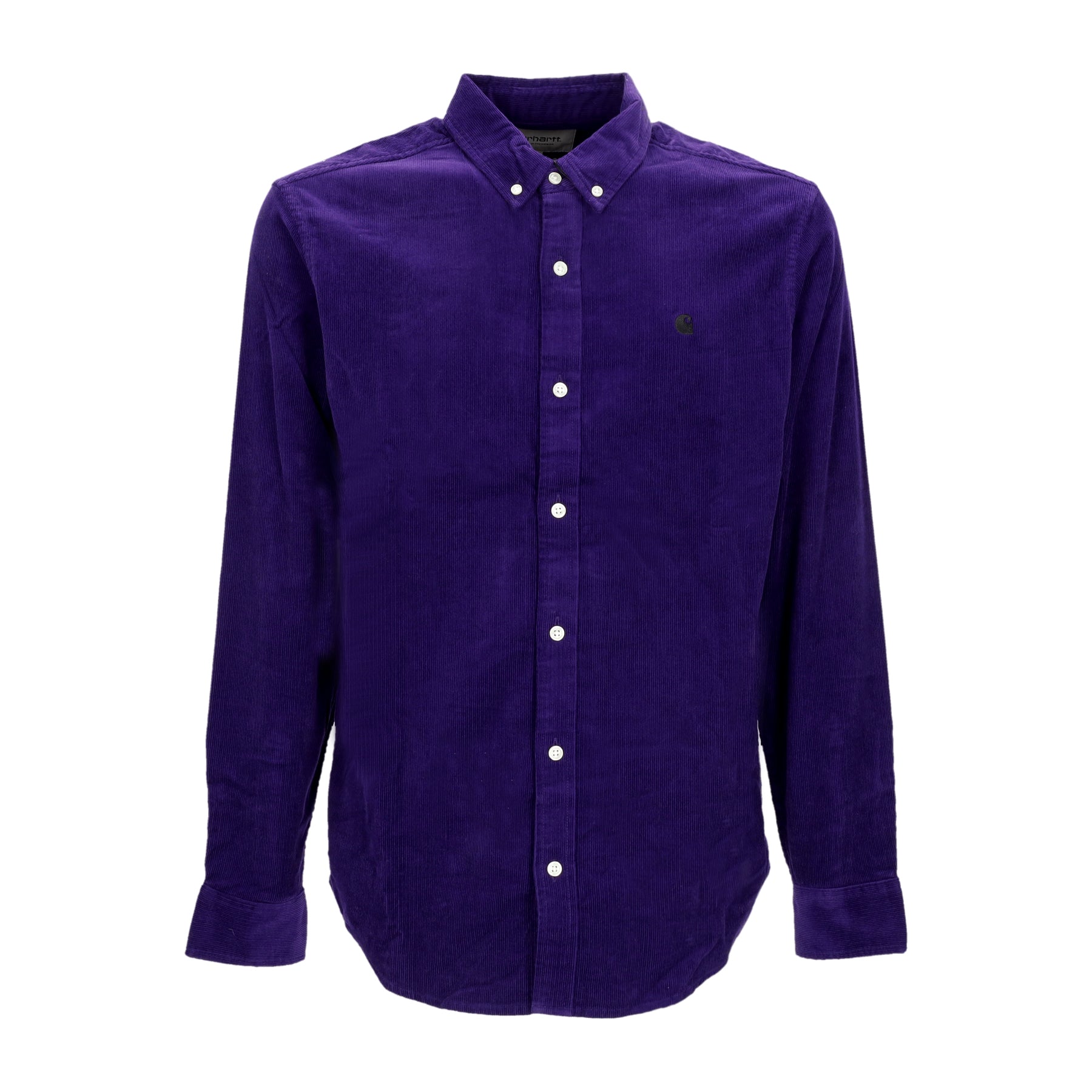 Camicia Manica Lunga Uomo L/s Madison Fine Cord Shirt Tyrian/black I030580.1ZT