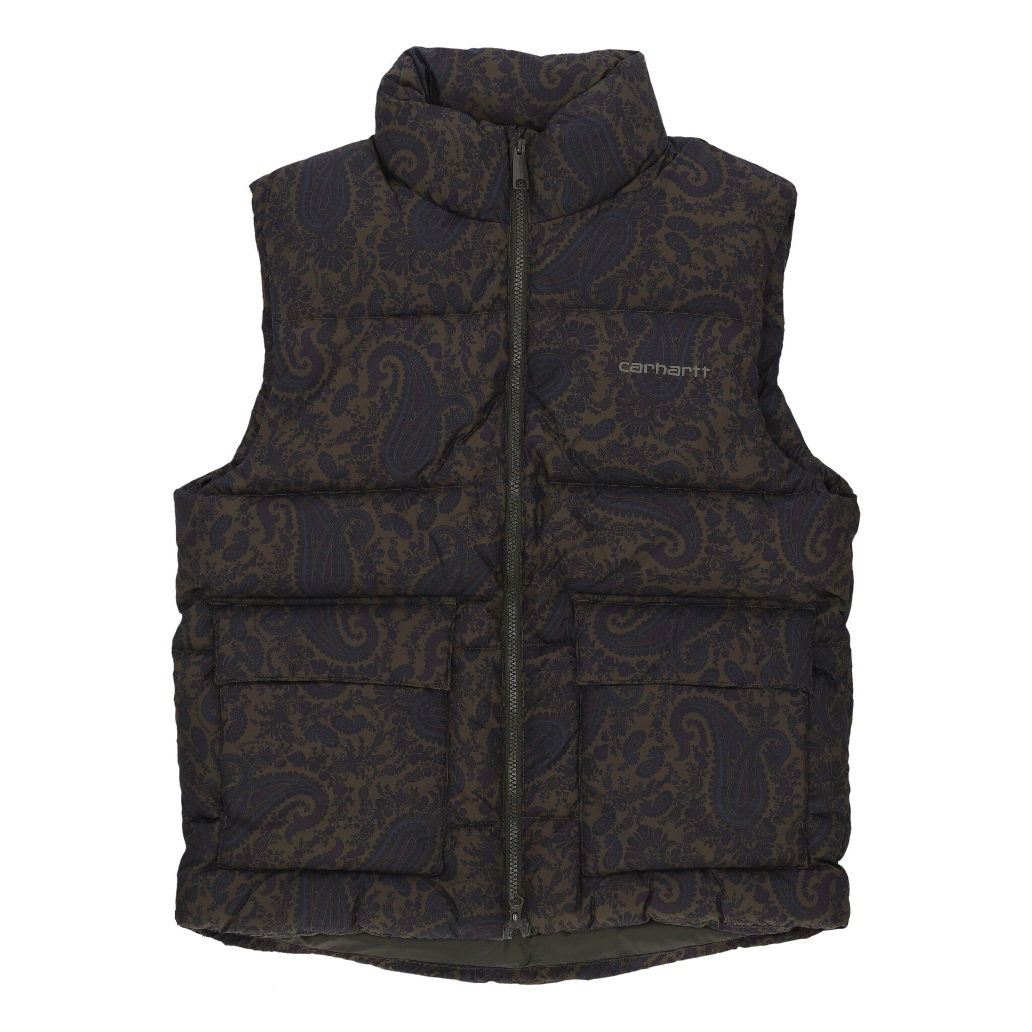 Piumino Smanicato Uomo Springfield Vest Paisley Print/plant/black I032265.20P