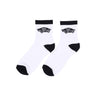 Calza Media Uomo Art Half Crew White/black VN0A45GMYB21
