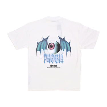 Maglietta Uomo Bat Eye Print Tee White/blue PH00631