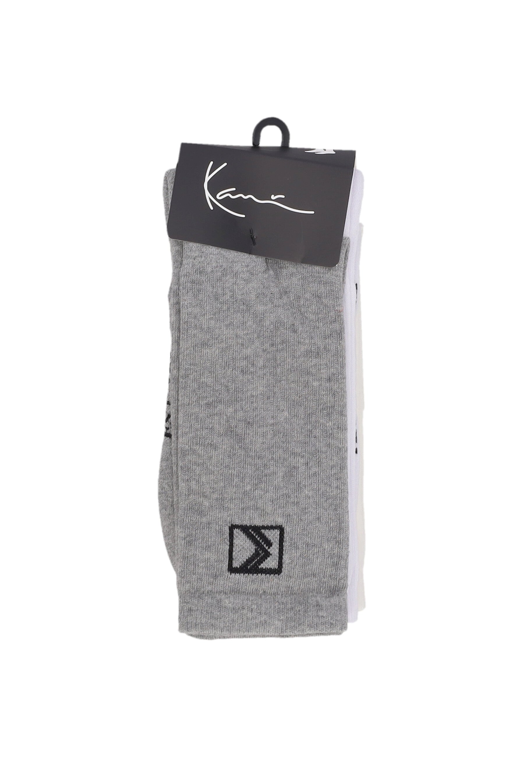 Calza Media Unisex Og 3pk Socks Grey Melange/white/off White 30030006