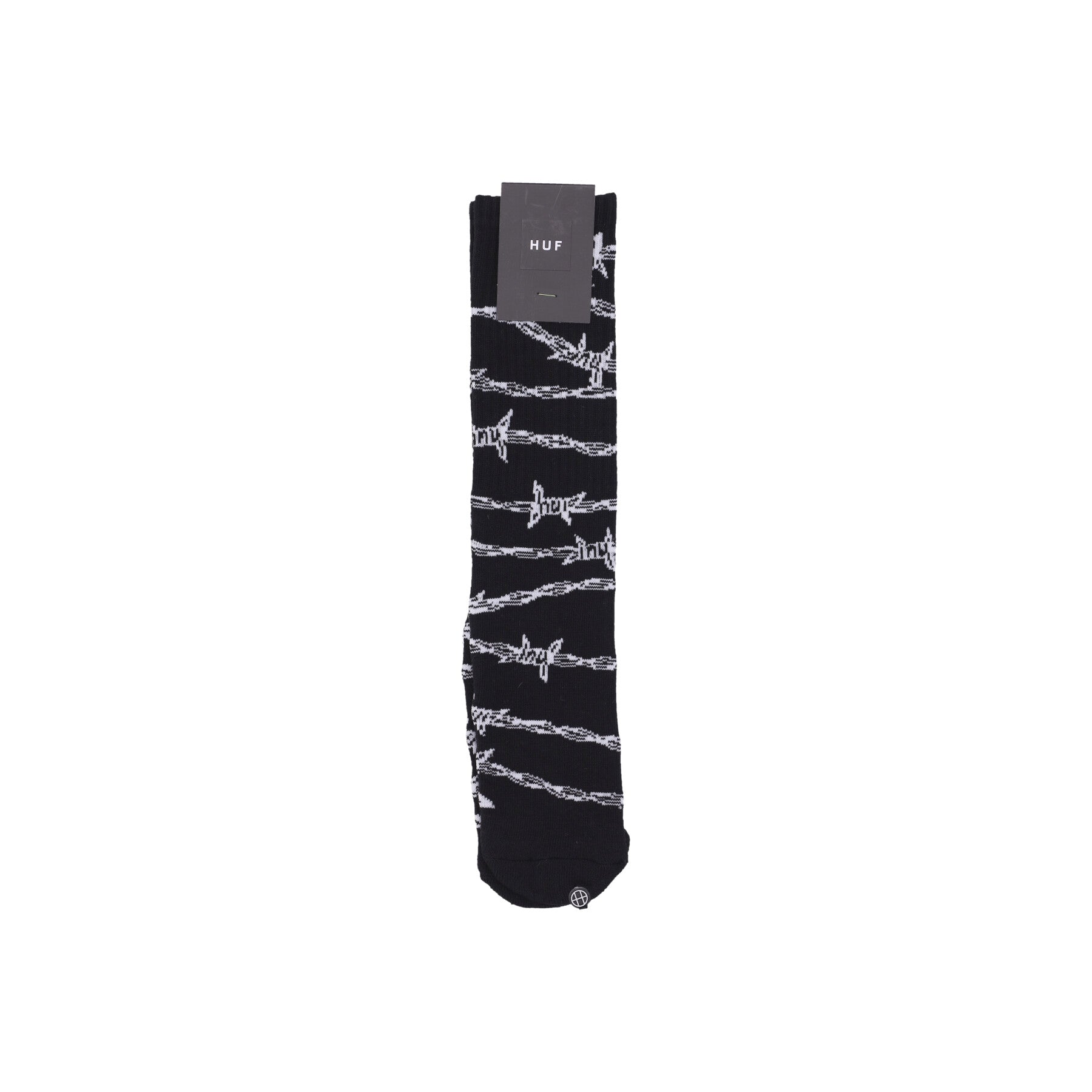 Calza Media Uomo Barbed Wire Crew Sock Black SK00815