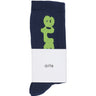 Calza Media Uomo Blurred Vertical Socks Navy 232SK