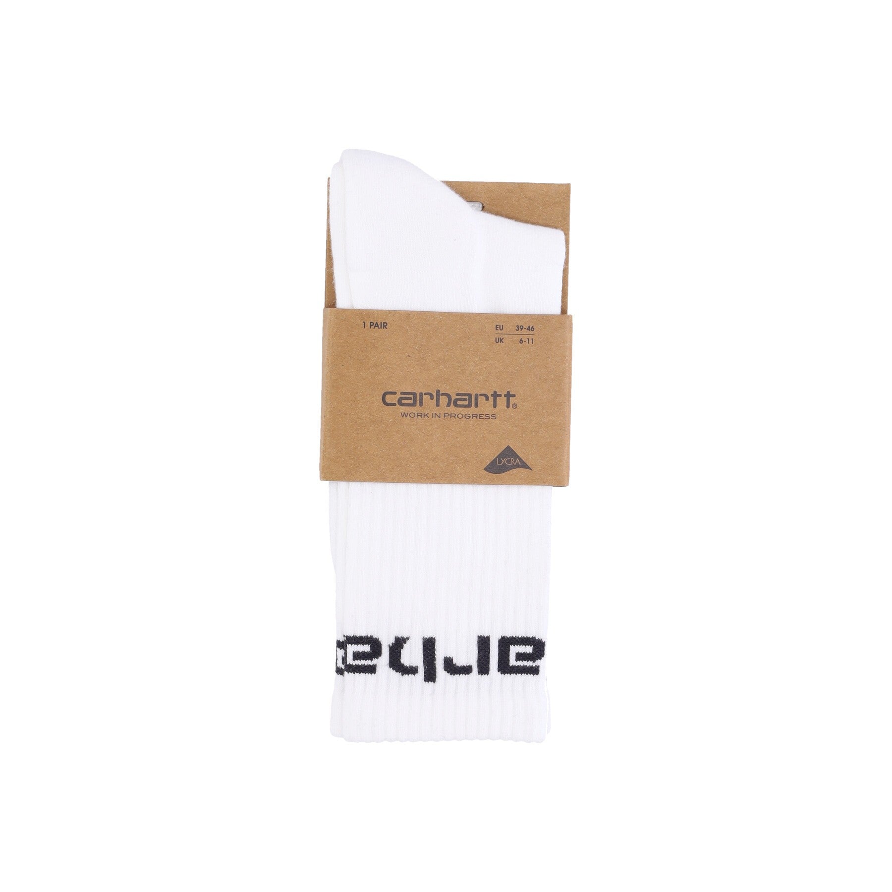 Calza Media Uomo Carhartt Socks White/black I029422