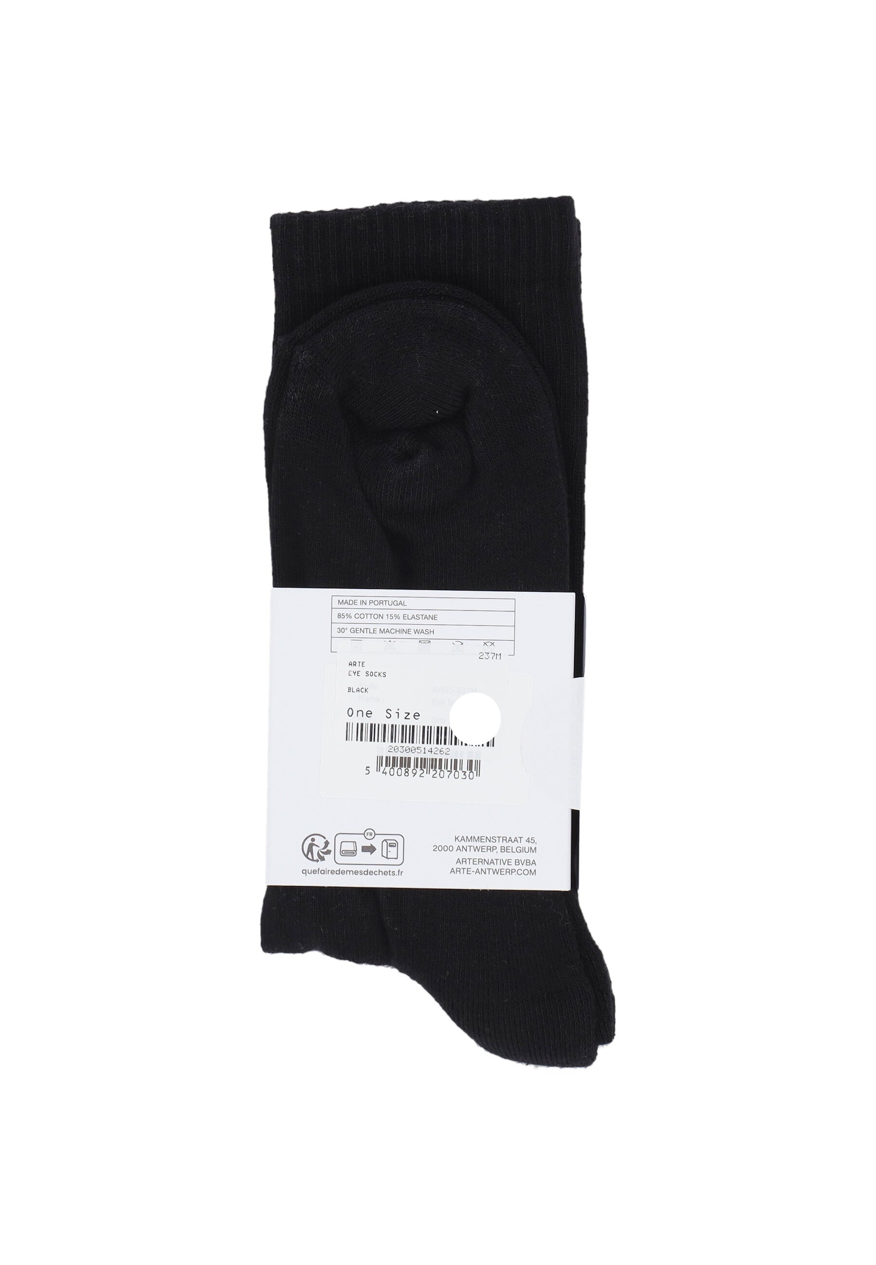 Calza Media Uomo Eye Socks Black 237M