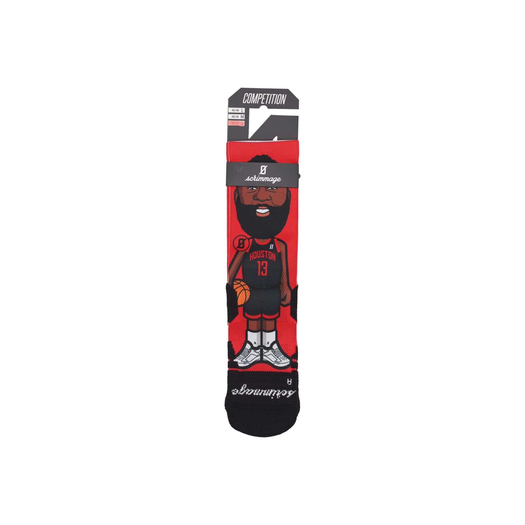 Calza Media Uomo Fear The Beard Red C-FEAR
