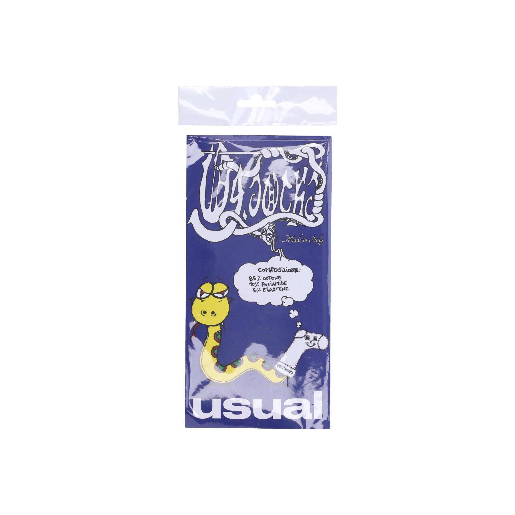 Calza Media Uomo Logo Socks Black S22A-LOGOSOCKS