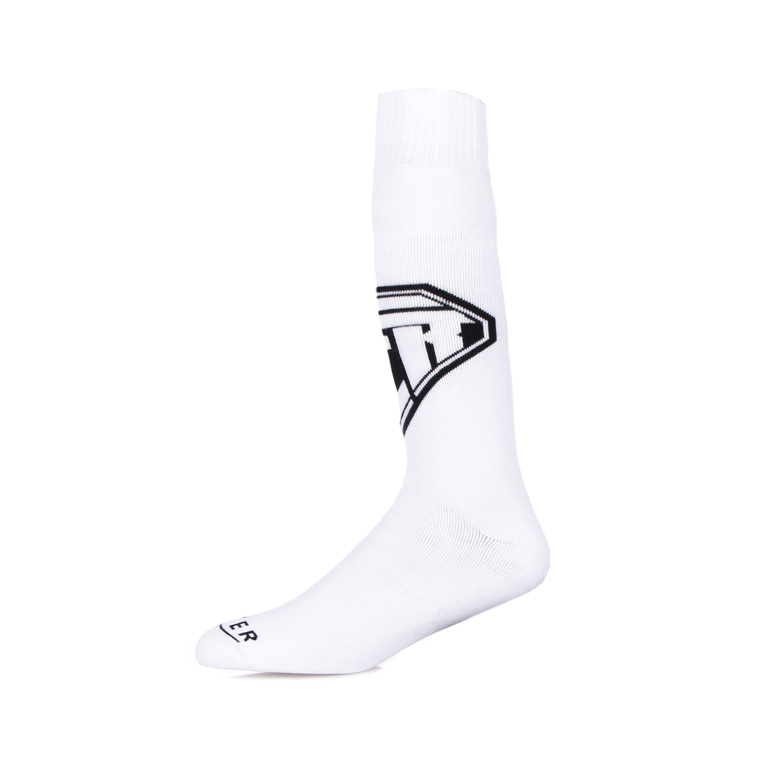 Calza Media Uomo Logo Socks White 18WISX01