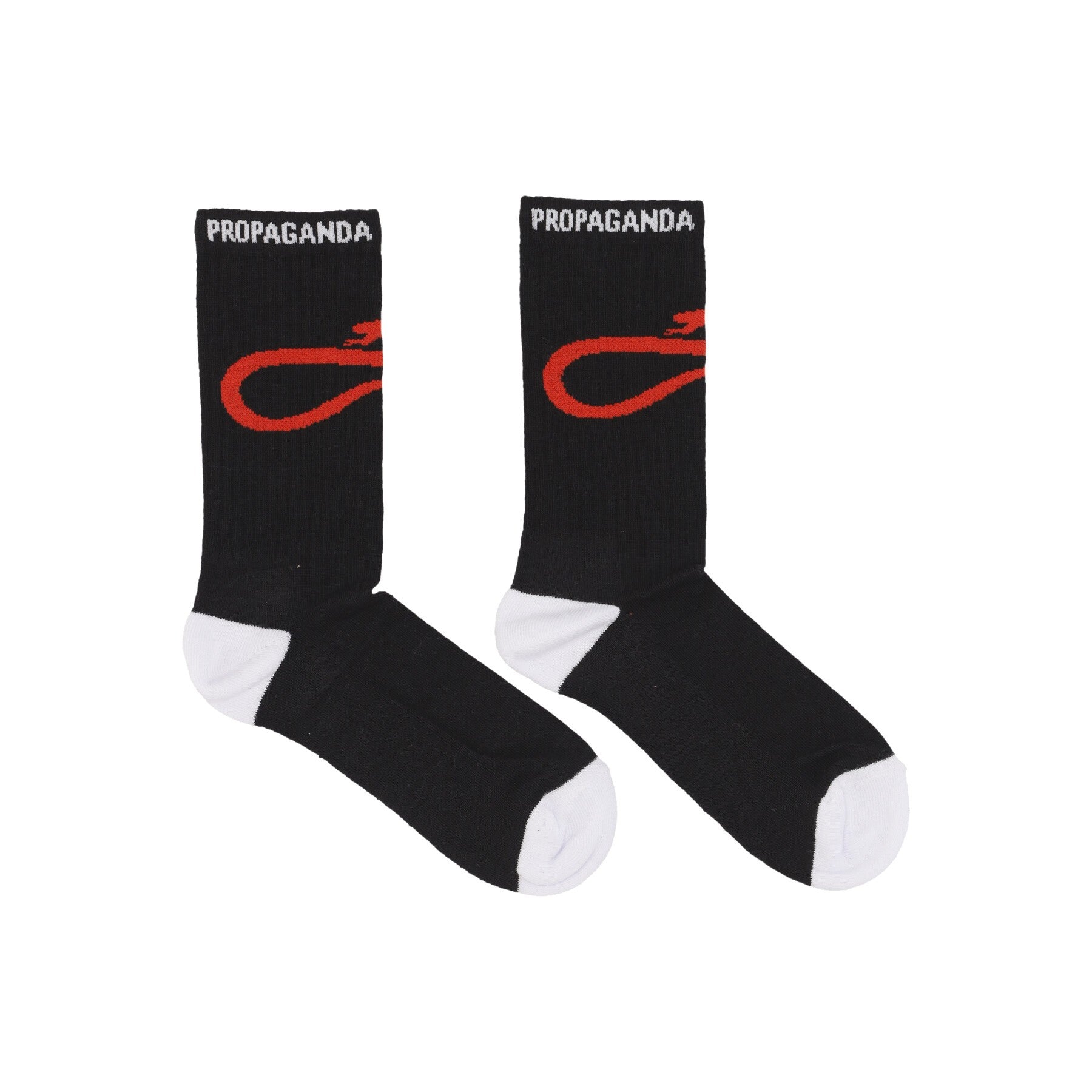 Calza Media Uomo Logo Spin Socks Black 23FWPRAC340