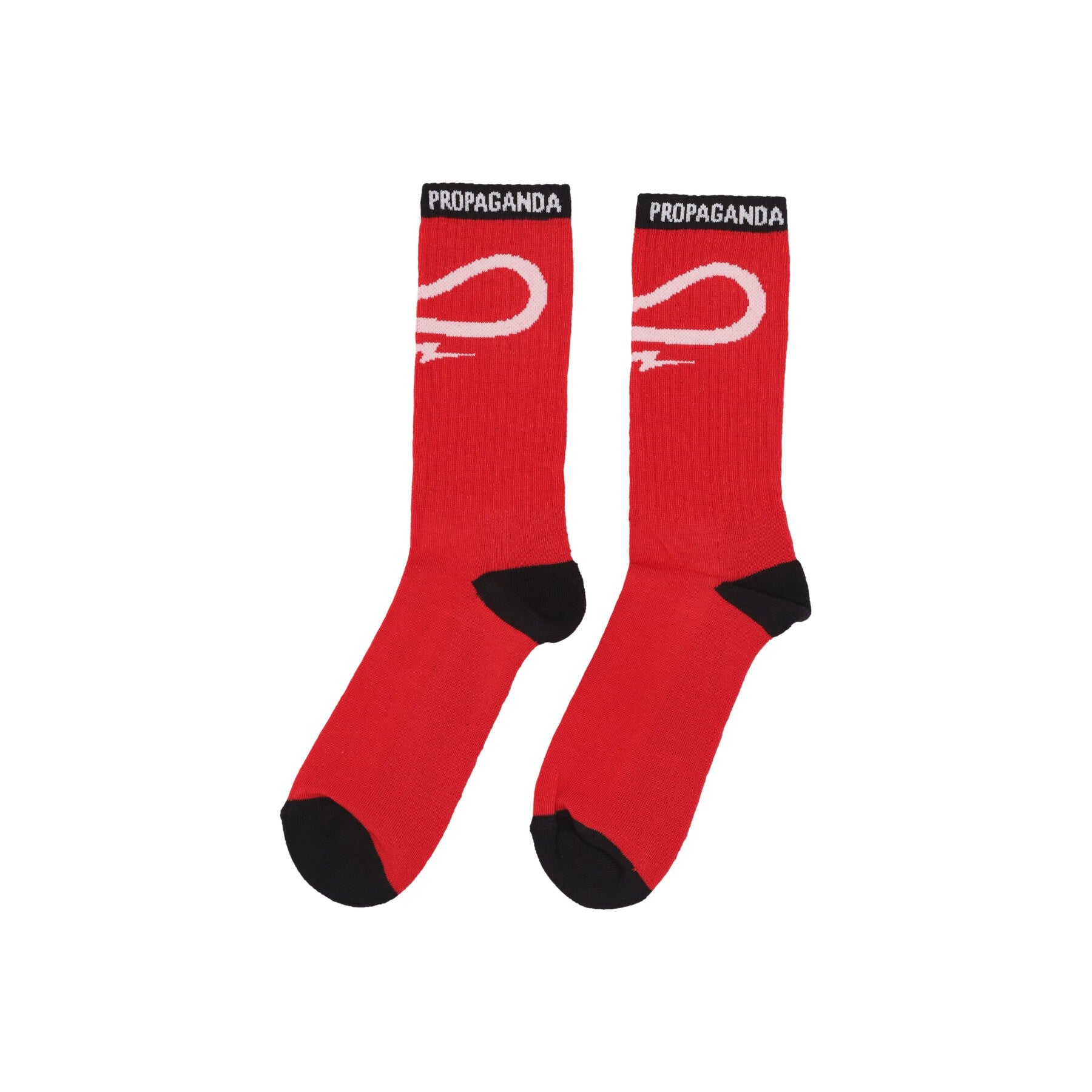 Calza Media Uomo Logo Spin Socks Red 23FWPRAC341