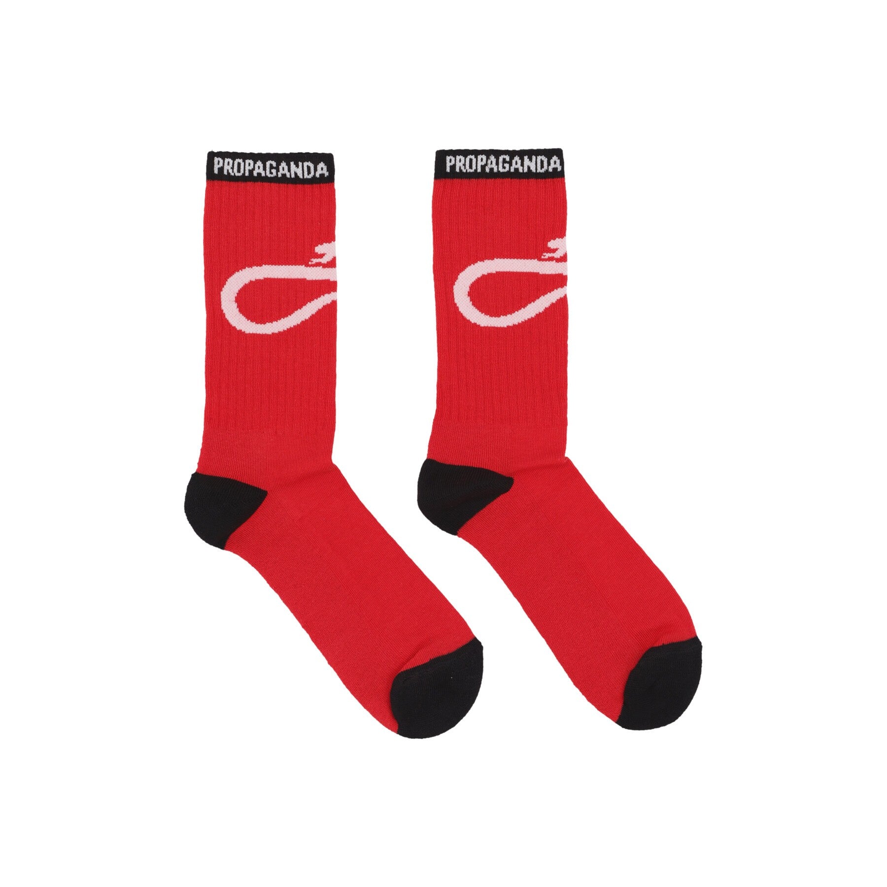 Calza Media Uomo Logo Spin Socks Red 23FWPRAC341