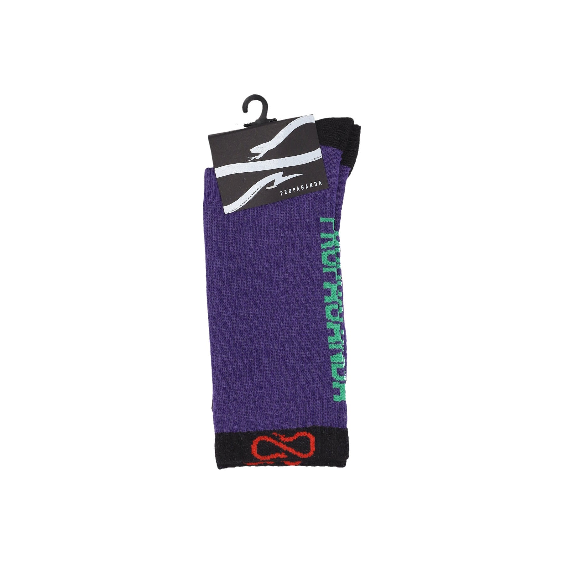 Calza Media Uomo Logo Vertical Socks Violet 23FWPRAC345