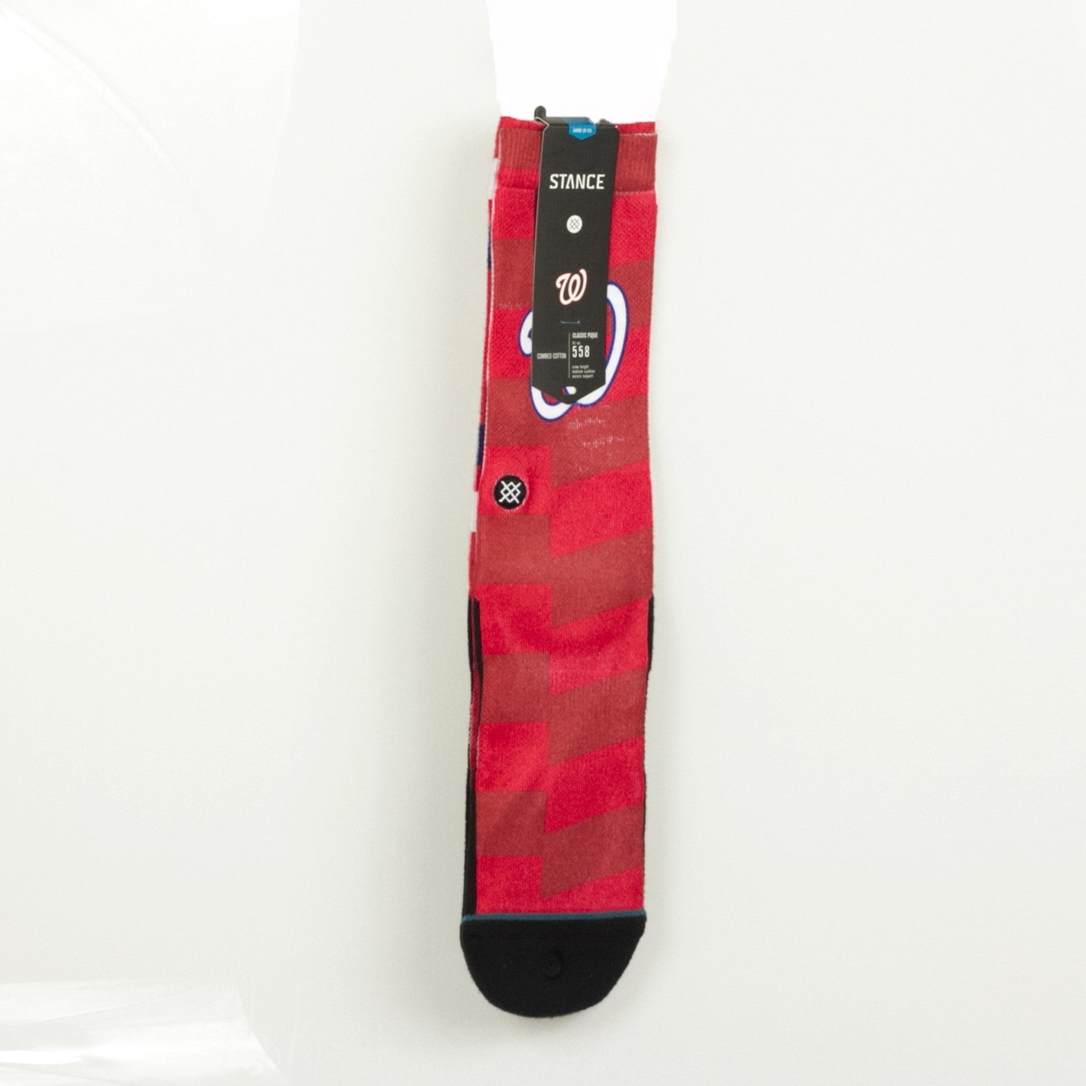 Calza Media Uomo Nationals Splatter Mlb Teams Red M558A17NAT