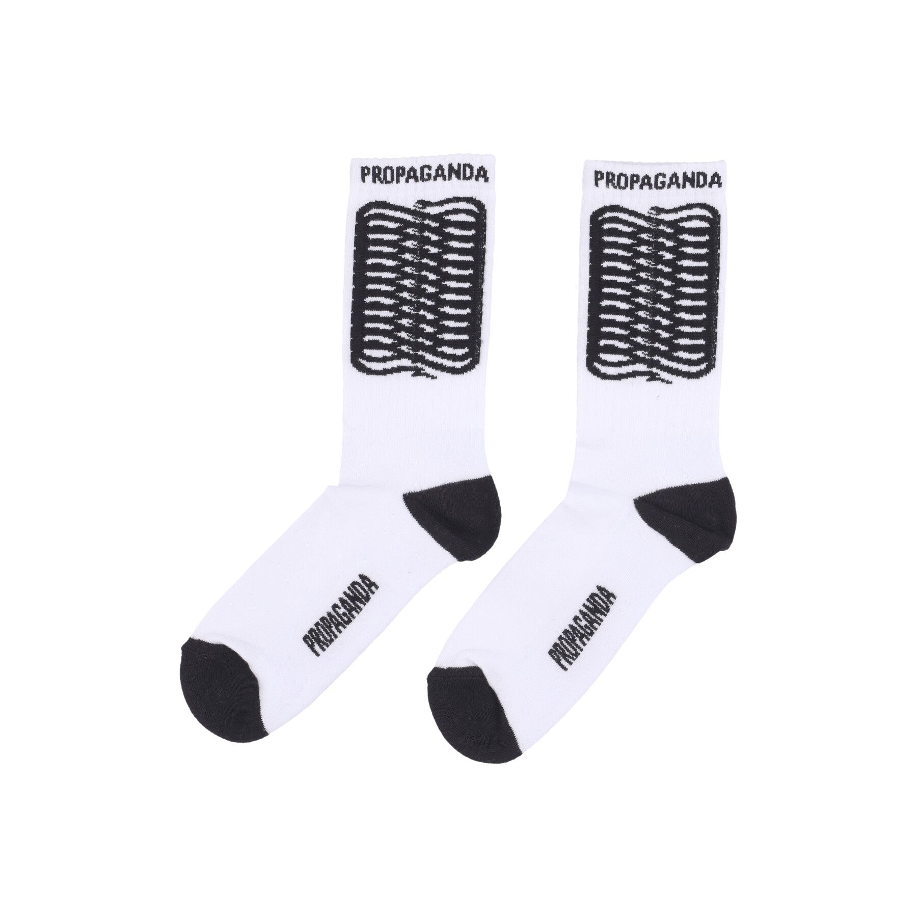 Calza Media Uomo Ribs Socks White 23FWPRAC351