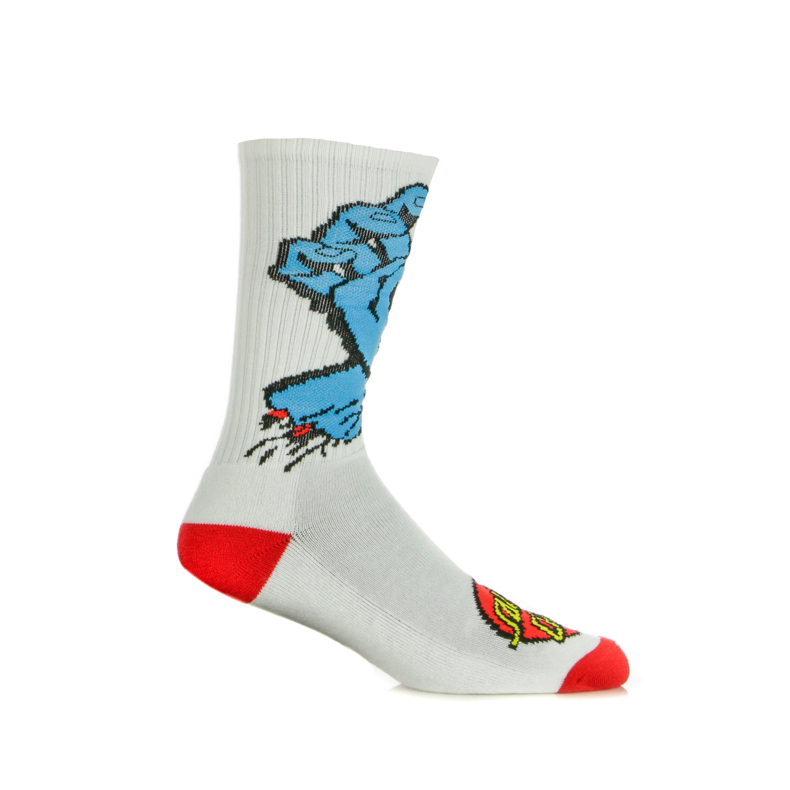Calza Media Uomo Screaming Hand Sock White SCA-SCK-0106