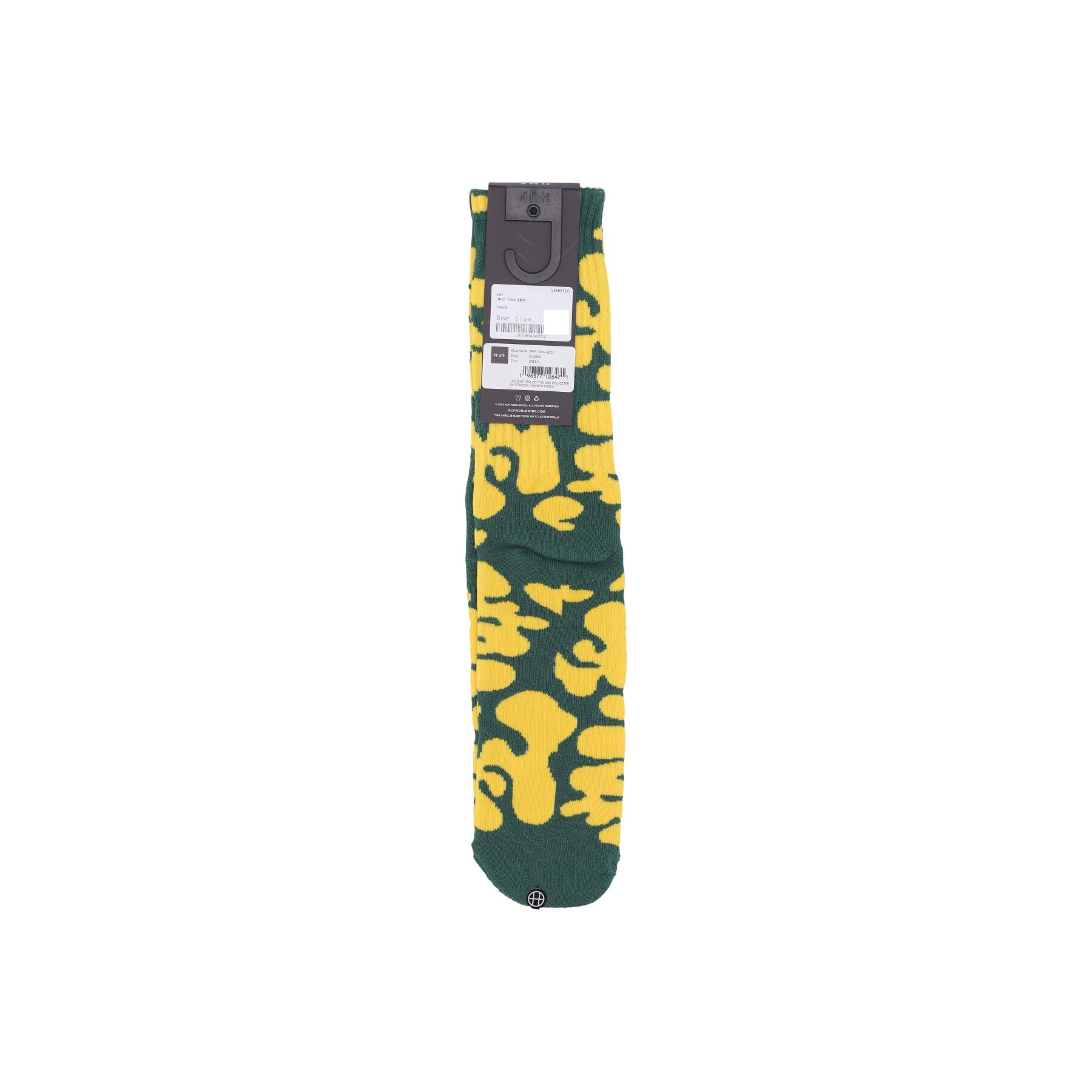 Calza Media Uomo Trip Crew Sock Green SK00816